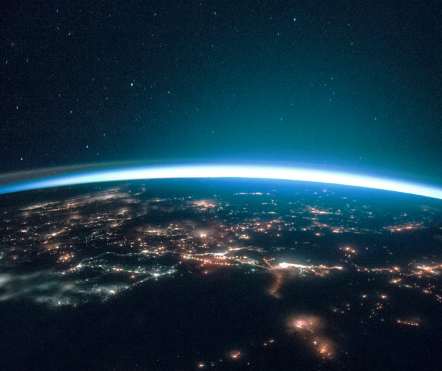 Imagem do planeta terra de fundo
